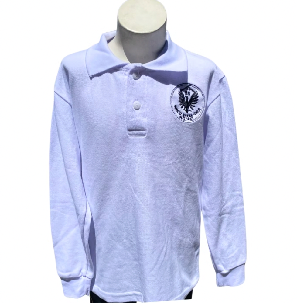 Polera Pique Aleman Manga Larga