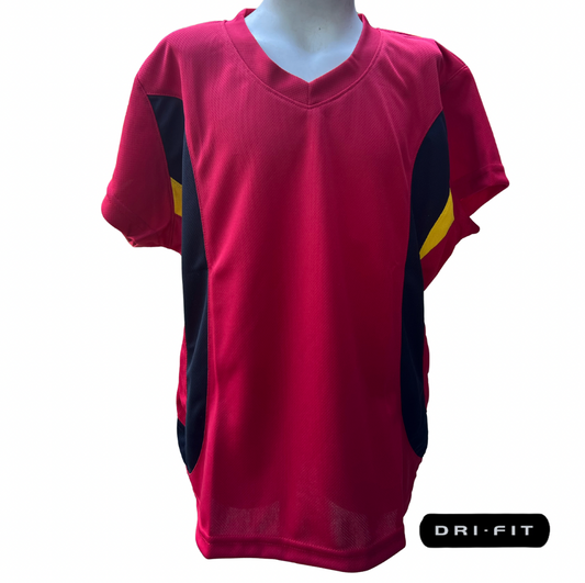 Polera DryFit Aleman Manga Corta Mujer